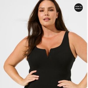 Torrid Foxy V Wire Tank Bodysuit